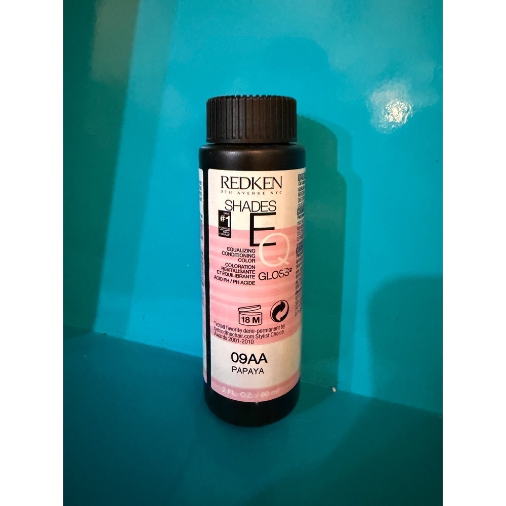 Redken Shades EQ Gloss 9AA Papaya Demi-Permanent Hair Color‎ 2oz gloss shine